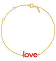 Design Letters Bracelet - Keywords Chain - 18k Gold Plated - Cor