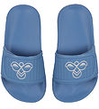 Hummel Flip Flops - Pool Slide Jr - Lichen Blue