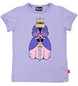 Danefæ T-shirt - Danebasic - Purple Queen Your Friend