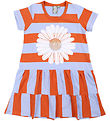Danefæ Jurk - Deens - Light Rust/Paars Daisy