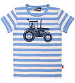 Danefæ T-shirt - Danebasic - Waterblue/Chalk Tractor