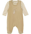 Fixoni Romper w. Bodysuit l/s - Velvet - Sesame