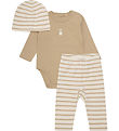 Fixoni Set - Leggings/Mütze/Body l/ä - Sesam