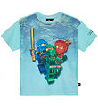 LEGO® Wear Ninjago Stuttermabolur - LwTaffy - Myntugrænt