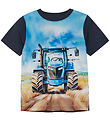 Minymo T-shirt - Blue Nights w. Print