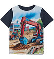 Minymo T-shirt - Blue Nights w. Print