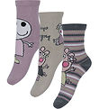 Name It Socken - Peppa Wutz - 3er-Pack - Nmfdassa - Elderberry