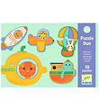 Djeco Jigsaw Puzzle - 20 Bricks - Duo - Vehicles