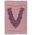 Smallstuff Knitted Letter - V - Pink Alphabet