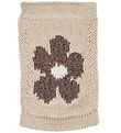 Smallstuff Knitted Flag - Flower - Natural