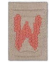 Smallstuff Knitted Letter - W - Pink Alphabet