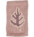Smallstuff Knitted Flag - Leaf - Pink