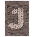 Smallstuff Knitted Letter - J - Natural Alphabet
