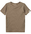 Sofie Schnoor T-shirt - Rib - PiperSK - Dark Sand