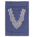 Smallstuff Knitted Letter - V - Blue Alphabet