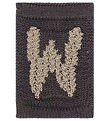 Smallstuff Knitted Letter - W - Natural Alphabet