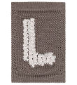 Smallstuff Knitted Letter - L - Natural Alphabet