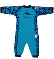 Konfidence Badoverall - Splashy - UV50+ - Marinblå/Cyan