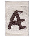 Smallstuff Knitted Letter - Æ - Natural Alphabet