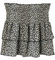 LMTD Kjol - NlfLeosandy - Mocha Maräng/Leopard