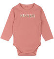 The New Siblings Bodysuit l/s - TnsbSister - Old Rose