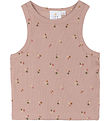 The New Tanktop - Rib - TnOreta - Adobe Rose w. Flowers