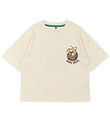 The New T-shirt - TnOleen - White Swan w. Print