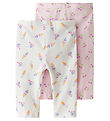 Name It Leggings - NmfVivian - 2-Pack - Ballerina AOP/Bright Whi