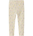 Name It Leggings - Rib - NmfFlowerkab - Peyote Melange