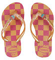Havaianas Flip Flops - Slim Glitter - Peach