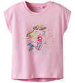 Name It Stuttermabolur - NmfFjóla - Bleikt Frosting/Mermaid