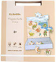 Filibabba Magnetic Jigsaw Puzzle - 20 Bricks - Dino Beach