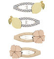 Mimi & Lula Haarspange - 4er-Pack - 5 cm - Lemon Blossom Amalfi