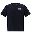 EA7 Stuttermabolur - Armani Blue