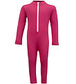 Petit Crabe Coverall Swimsuit - Lou - UV50+ - Mulberry w. Rabbit