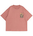 The New T-shirt - TnOleen - Old Rose w. Print