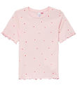 Vero Moda Girl Stuttermabolur - VmPaulina - Bleikt-A-Boo/Rautt H