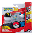 Pokémon Set - Clip 'N' Go-riem - Squirtle m. Pokéballen