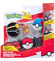 Pokémon Set - Clip 'N' Go-riem - Charmander m. Pokéballen