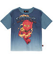 LEGO® Ninjago T-Shirt - LwTaffy 307 - Mattblau m. Print