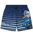 LEGO® Ninjago Badeshorts - LwAgan 305 - Dunkelblau m. Print
