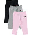 Champion Leggings - 3er-Pack - Pink/Grau/Schwarz