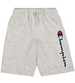 Champion Shortsit - Harmaa Kirjava M. Logo