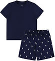 Polo Ralph Lauren Schlafanzug - Newport Navy m. Logos