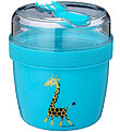 Carl Oscar Snackbox m. Kühlelement - N'Ice Cup L - Türkis m. Gi