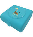 Carl Oscar Sandwich box - 14.5 cm - Turquoise w. Giraffe