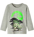 Name It Blouse - NmmPjank Jurassic - Grey Melange
