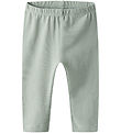 Name It Leggings - NbfVuvivian - Aqua Grau