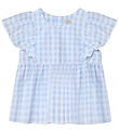 Fliink Bluse – Pari – Dream Blue Karo