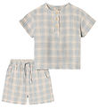 Fliink Shorts Set - Cha Cha - Sandshell Check